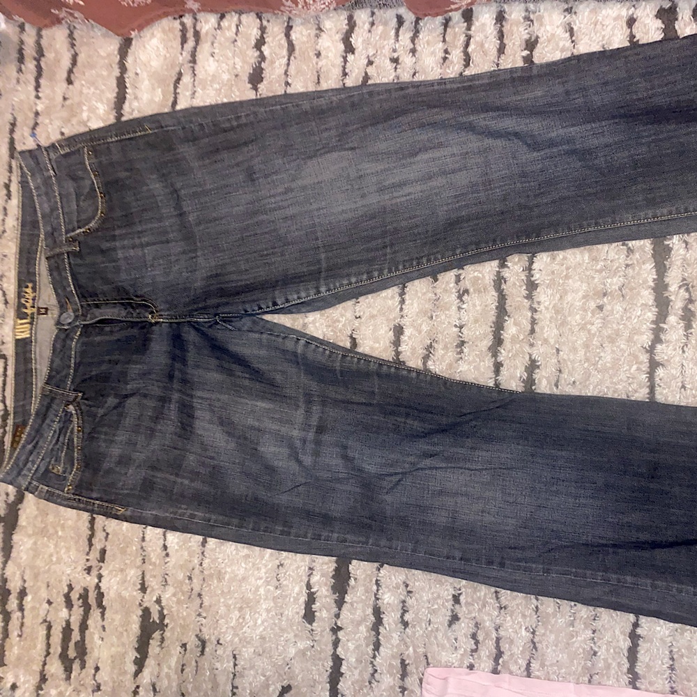 Dark washed distressed Kut jeans size 14 in men’s